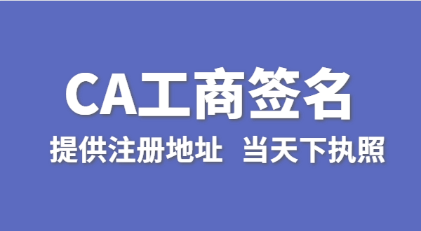 注冊(cè)深圳公司時(shí)怎么使用CA數(shù)字證書(shū)進(jìn)行簽名（工商電子簽名怎么操作）